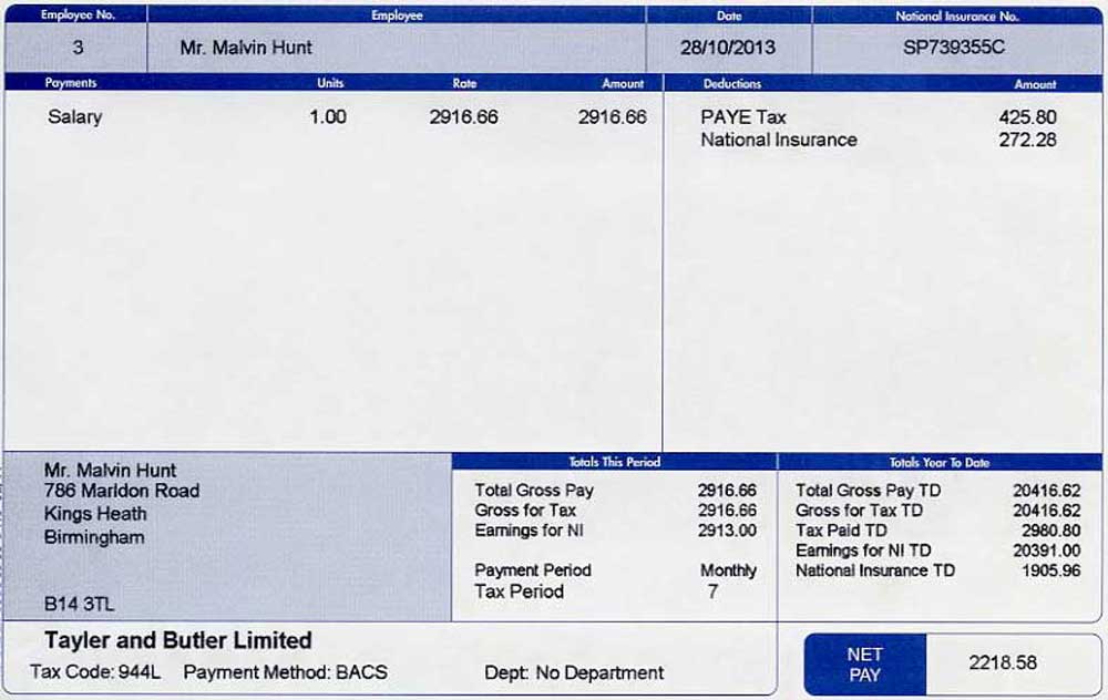 Payslip